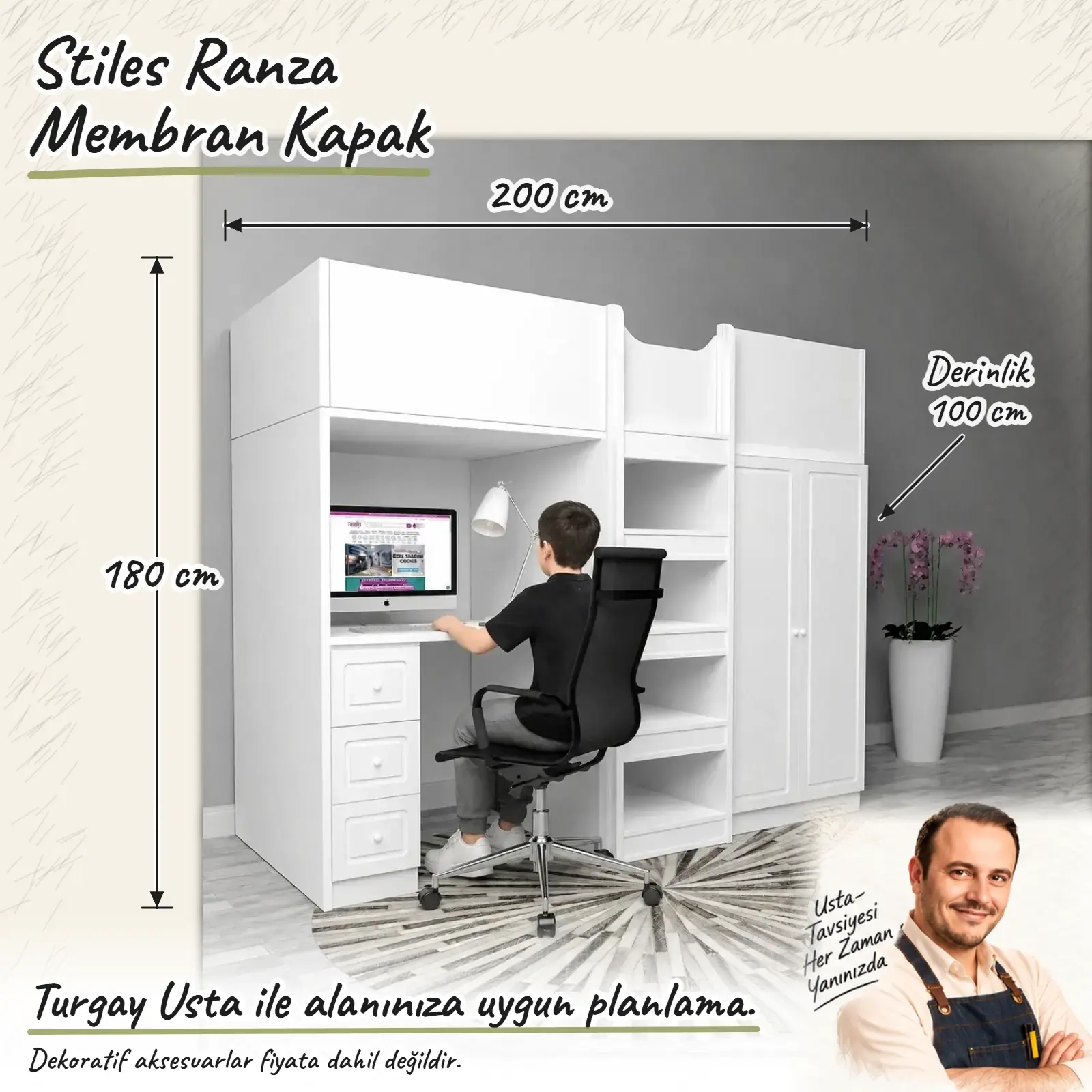 Stiles Ranza Membran Kapak Turgay Usta ölçülü eskiz