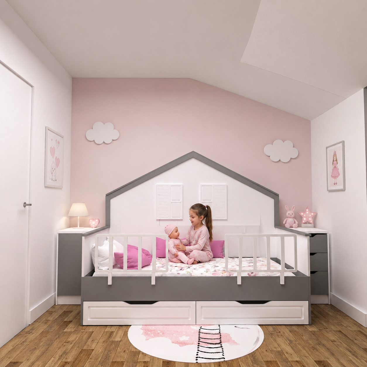 Grey Mix Montessori Mdf