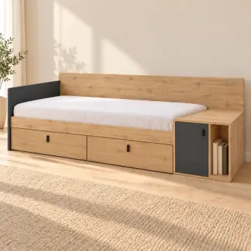 Modül 90x190 Çekmeceli Sedir