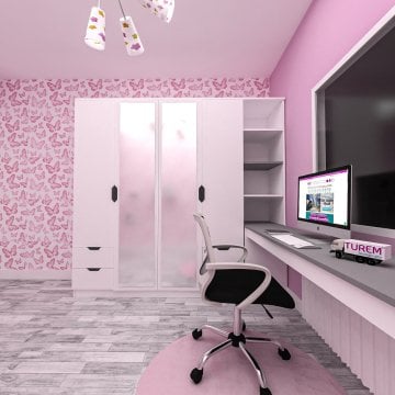 Şimşek Çalışma Masası ve Gardırop