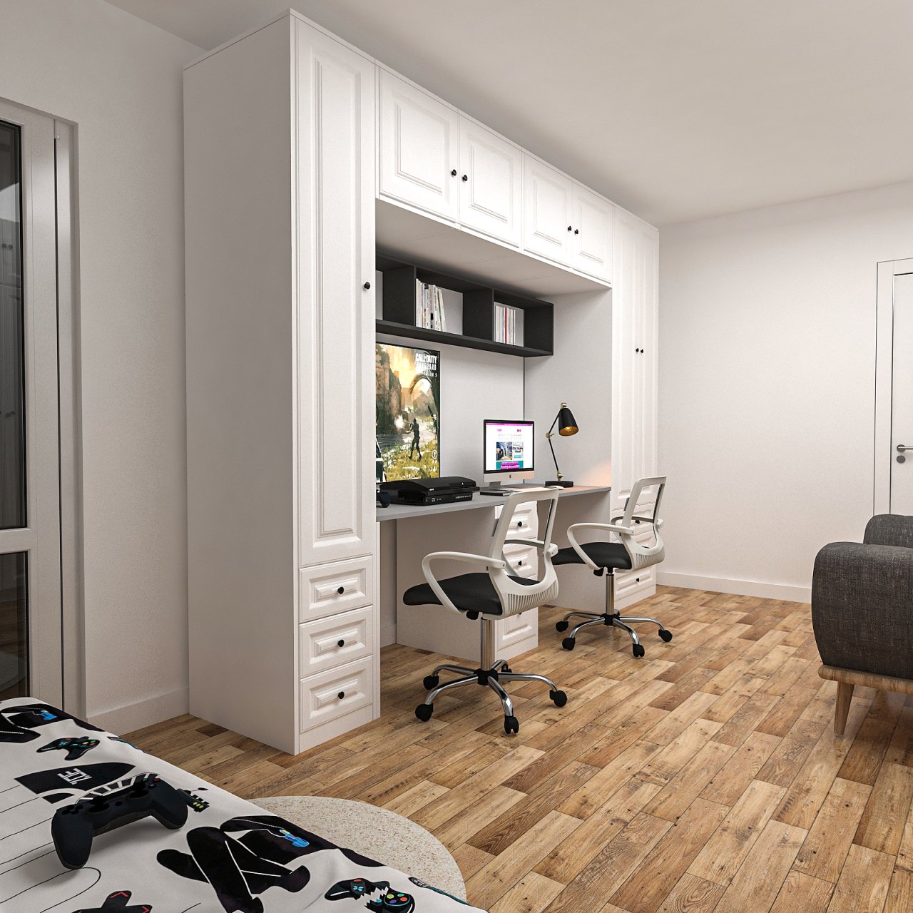 Mix Dolaplı Çalışma Masası