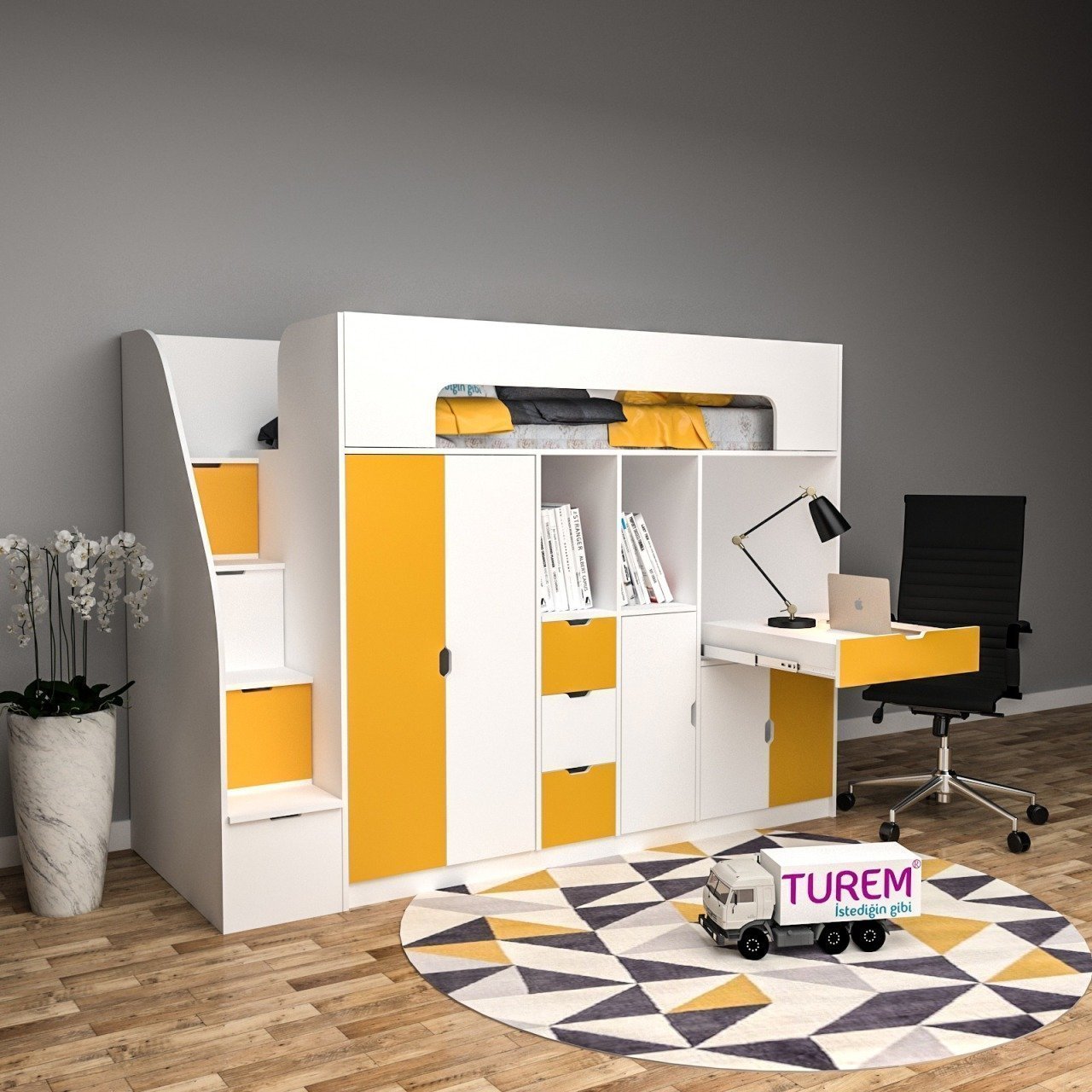 Sky Çalışma Masalı Ranza