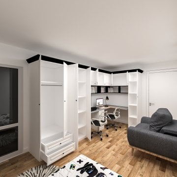 Maxima Gardıroplu Çalışma Masası